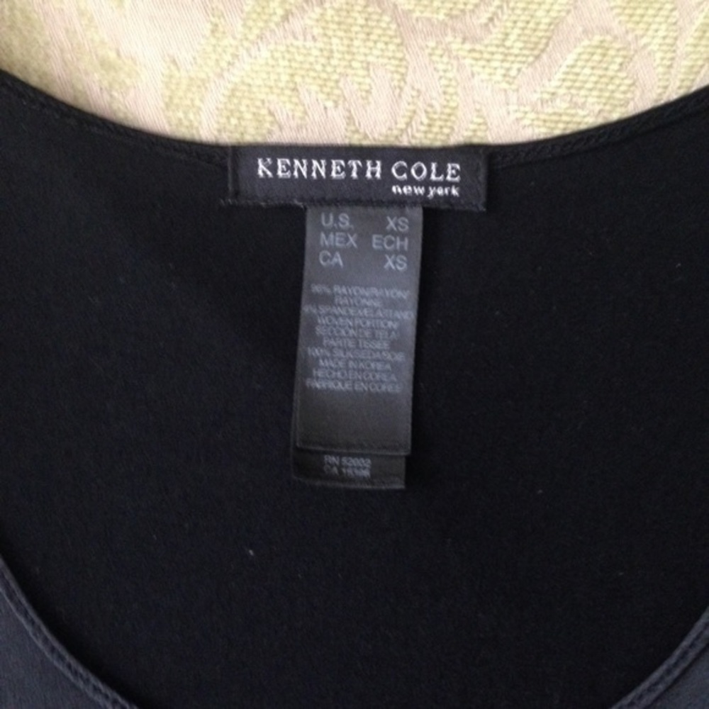 KENNETH COLE Black Tank With Bling XS - Picture 9 of 10